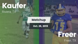 Matchup: Kaufer  vs. Freer  2019