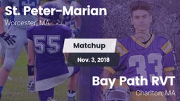 Matchup: St. Peter-Marian vs. Bay Path RVT  2018