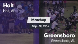 Matchup: Holt  vs. Greensboro  2016