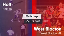 Matchup: Holt  vs. West Blocton  2016