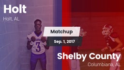 Matchup: Holt  vs. Shelby County  2017