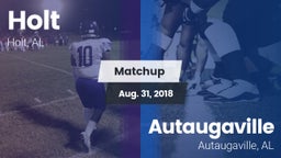 Matchup: Holt  vs. Autaugaville  2018