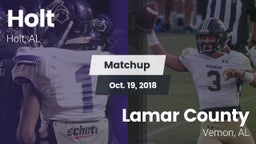 Matchup: Holt  vs. Lamar County  2018