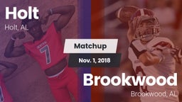 Matchup: Holt  vs. Brookwood  2018