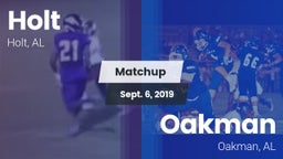 Matchup: Holt  vs. Oakman  2019