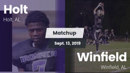 Matchup: Holt  vs. Winfield  2019