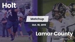 Matchup: Holt  vs. Lamar County  2019