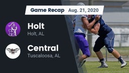 Recap: Holt  vs. Central  2020