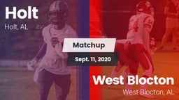 Matchup: Holt  vs. West Blocton  2020