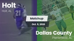 Matchup: Holt  vs. Dallas County  2020