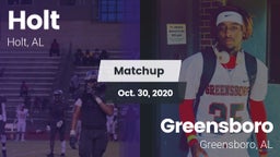 Matchup: Holt  vs. Greensboro  2020