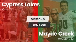 Matchup: Cypress Lakes High vs. Mayde Creek  2017