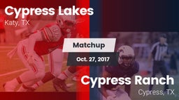 Matchup: Cypress Lakes High vs. Cypress Ranch  2017