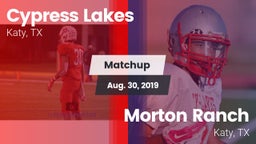 Matchup: Cypress Lakes High vs. Morton Ranch  2019