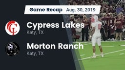 Recap: Cypress Lakes  vs. Morton Ranch  2019