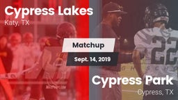 Matchup: Cypress Lakes High vs. Cypress Park   2019