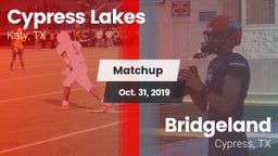 Matchup: Cypress Lakes High vs. Bridgeland  2019