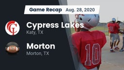 Recap: Cypress Lakes  vs. Morton  2020