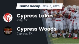 Recap: Cypress Lakes  vs. Cypress Woods  2020