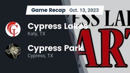 Recap: Cypress Lakes  vs. Cypress Park   2023