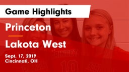 Princeton  vs Lakota West  Game Highlights - Sept. 17, 2019