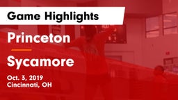 Princeton  vs Sycamore  Game Highlights - Oct. 3, 2019