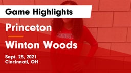 Princeton  vs Winton Woods  Game Highlights - Sept. 25, 2021