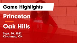 Princeton  vs Oak Hills  Game Highlights - Sept. 20, 2022