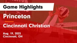 Princeton  vs Cincinnati Christian  Game Highlights - Aug. 19, 2023