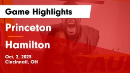 Princeton  vs Hamilton  Game Highlights - Oct. 2, 2023
