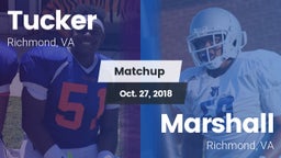 Matchup: Tucker  vs. Marshall  2018