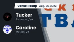 Recap: Tucker  vs. Caroline  2022