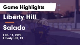 Liberty Hill  vs Salado   Game Highlights - Feb. 11, 2020