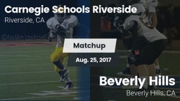 Matchup: Riverside Christian  vs. Beverly Hills  2016