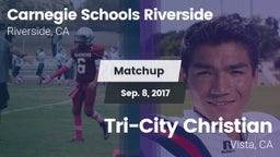 Matchup: Riverside Christian  vs. Tri-City Christian  2016