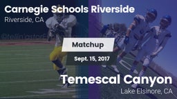 Matchup: Riverside Christian  vs. Temescal Canyon  2016