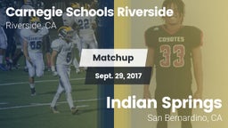 Matchup: Riverside Christian  vs. Indian Springs  2016