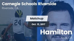 Matchup: Riverside Christian  vs. Hamilton  2016