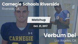 Matchup: Riverside Christian  vs. Verbum Dei  2016