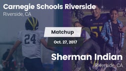 Matchup: Riverside Christian  vs. Sherman Indian  2016
