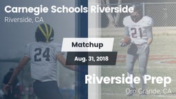 Matchup: Riverside Christian  vs. Riverside Prep  2017