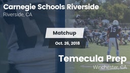 Matchup: Riverside Christian  vs. Temecula Prep  2017