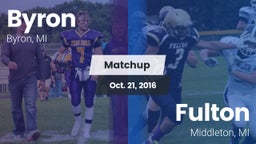 Matchup: Byron  vs. Fulton  2016