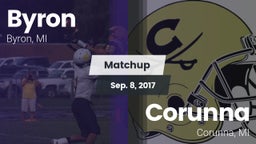 Matchup: Byron  vs. Corunna  2017