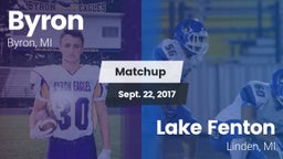 Matchup: Byron  vs. Lake Fenton  2017