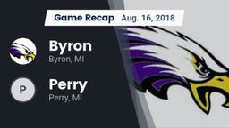 Recap: Byron  vs. Perry  2018