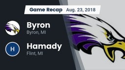 Recap: Byron  vs. Hamady  2018