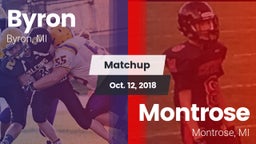 Matchup: Byron  vs. Montrose  2018