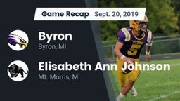 Recap: Byron  vs. Elisabeth Ann Johnson  2019