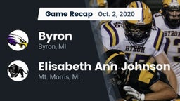 Recap: Byron  vs. Elisabeth Ann Johnson  2020